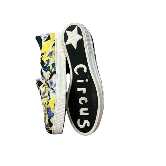 Circus by Sam Edelman Floral Yellow and Blue Sneakers size 9 - Picture 7 of 8